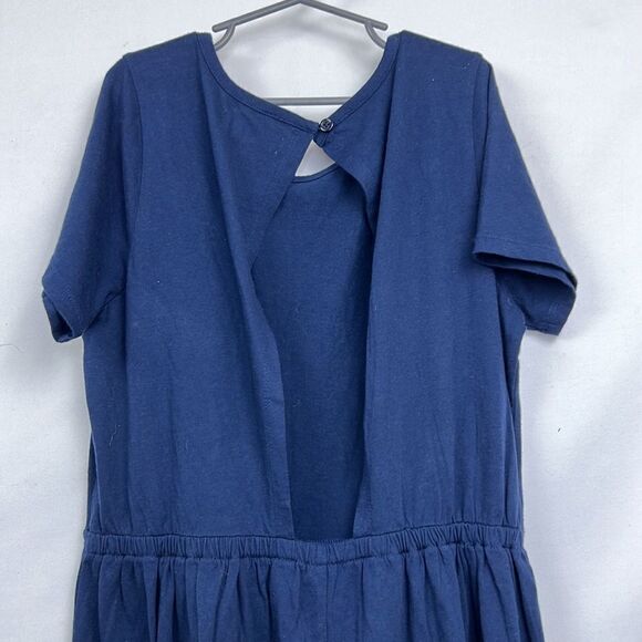 Melrose and Market Navy Open back knit girls romper size xl (14/16) EUC - Picture 6 of 12